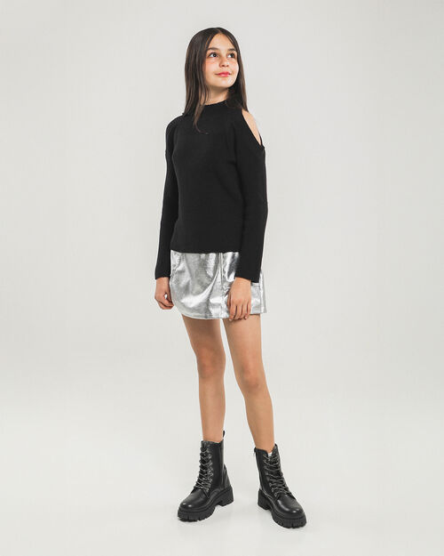 Suéter Negro Cut Out